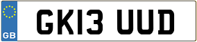 Truck License Plate